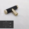 Gutuwellea 10 Pack 2 Inch Cabinet T Knob Aluminum Knob