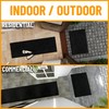 Ottomanson Solid Design Non-Slip Rubberback 2x10 Indoor/Outdoor Runner Rug for