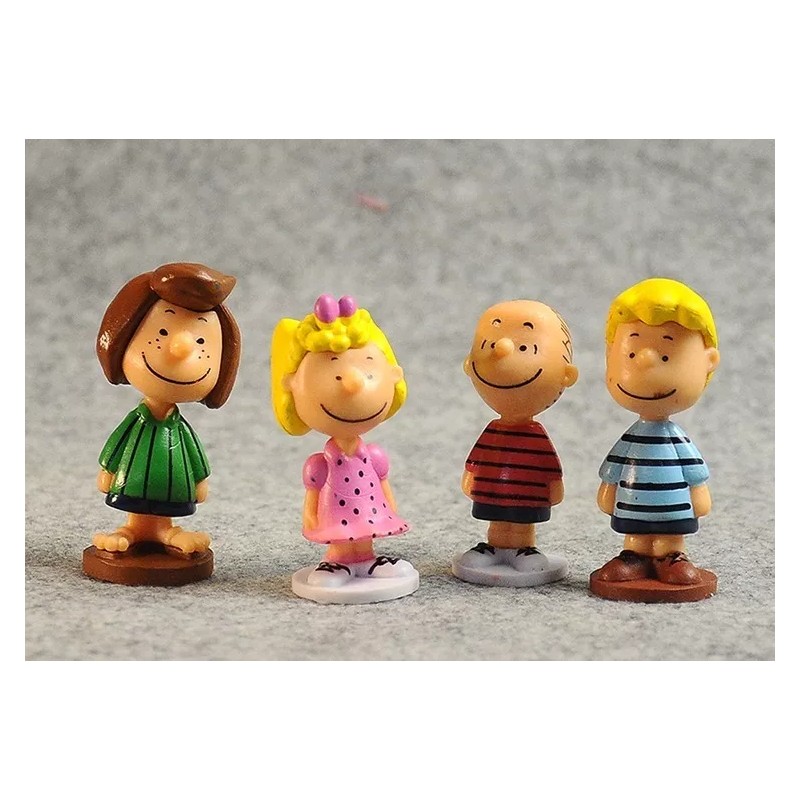 Snoopy Set 12 Figuras Snoopy Peanuts Charlie Brown