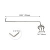 Marching Clamp-On Silver Music Sheet Clip Sheet Replacement for Bass