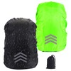 2-Pack rucksack regenschutz rucksack, 18-30L Reflektierende regenhülle rucksack regenschutz schulranzen