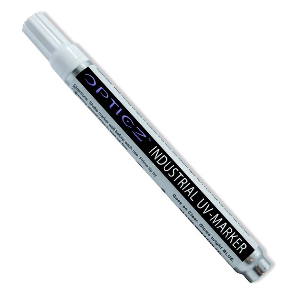 Opticz Blacklight Reactive Invisible Blue Ink Industrial UV Marker