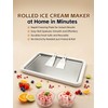 13.8 * 9.5 Inch Extra Large Rolled Ice Cream Maker,