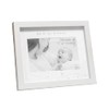 Baby Photo Frame Grey and White 6' x 4' -