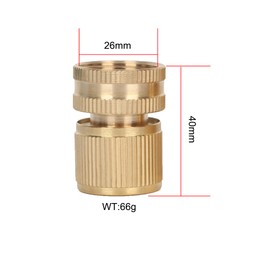 Brass Garden Hose Tap Connector - 3/4" Hose MaleThreaded Tap Connector & Hose Female Quick Connector Adapter,Brass Connector Fittings,Garden Irrigation Accessories Car Wash Pipe Fittings