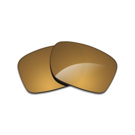 Alphax Flare Gold Mirrored Polarized Replacement Lenses for Oakley Holbrook OO9102 Sunglasses