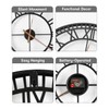 MIGENHOME Wall Clock Decorative 16 Inches Large Wall Clocks for
