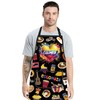 MYSOMY Colombia Aprons With Pocket Colombian Cooking Apron Colombia Flag