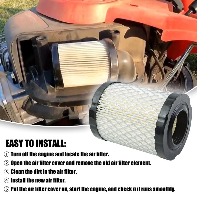 WOTIAN 2pcs 796032 591583 Air Cleaner Filter Compatible with BS