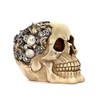 Bellaa 21329 Robot Skull Skeleton Sculpture Figure 5 inch