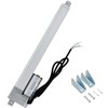 JQDML 12 Inch Stroke 12V Linear Actuator 300N/66lbs Speed 1.77"/sec