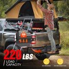 Trailer Dual Hitch Flag Pole Holder Step for 2 Inch