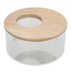 Hamster Sand Bathtub Small Round Shaped Pet Sand Box Transparent