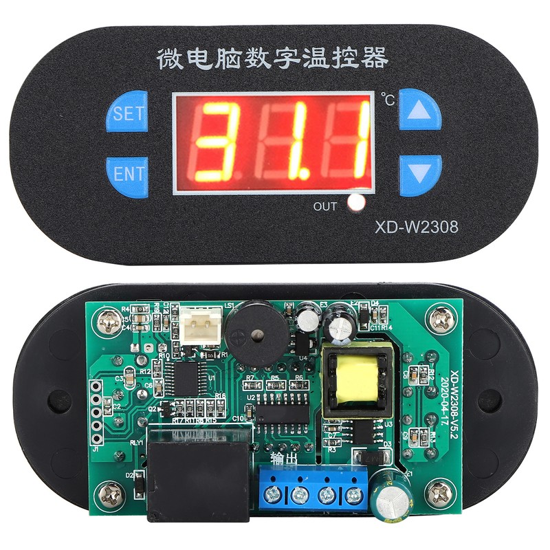 Digital Display Temperature Controller 0‑300℃ High Precise Adjustable Thermostat 220V