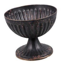 MAGICLULU European Style Vintage Art Flower Urn Vase for Wedding Decor Home and Office Centerpiece Sturdy Metal Flower Pot for Fresh and Dried Arrangements