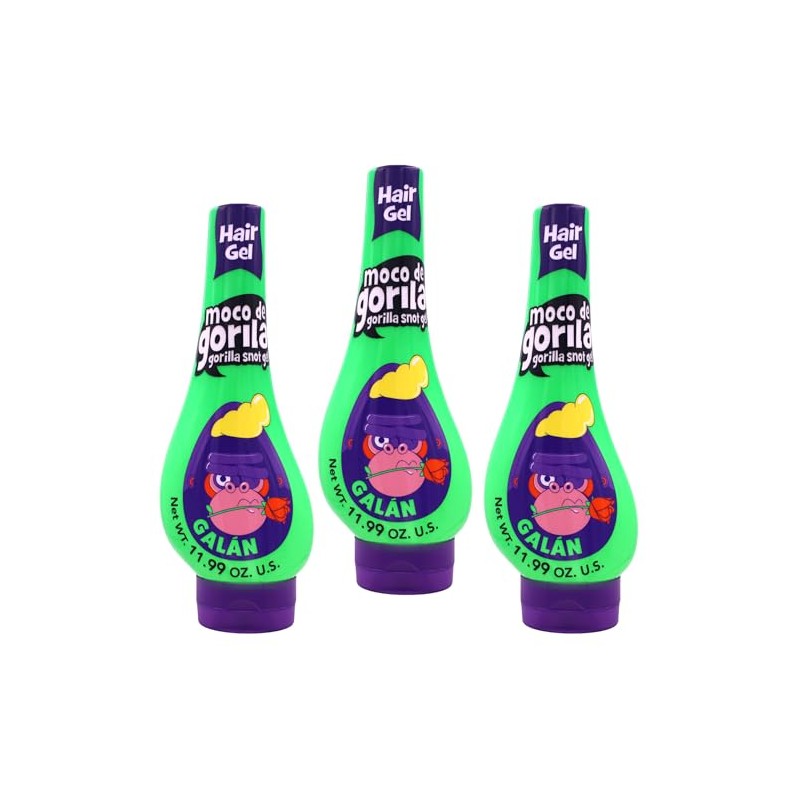 Moco De Gorila Galan Gel para peinar el cabello, reactivable