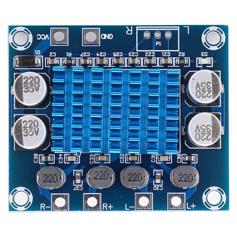 Hilitand Audio Power Amplifier Board 2.0 Channel Digital Stereo Power