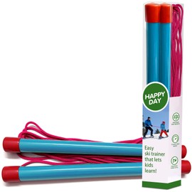 YEESOOM Kids Ski Trainer, Ski Training to Kids Downhill Skis Safely and Helps Build Good Form and Confidence, Easy Toddler Ski Trainer - Blue