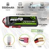 OVONIC 3s Lipo Battery 50C 5500mAh 11.1V Lipo Battery with