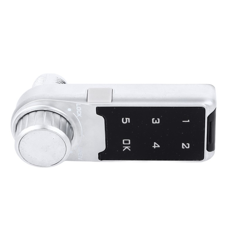 Touch Digital Password Keypad Cabinet Lock 30mm Silver Electronic Anti