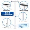 2-in-1 Window Squeegee for Glass Cleaning – Retractable Pole with