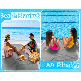 Vicomdy Oversized Cotton Turkish Beach Towel Blanket Giant XL Sandproof Boho Sand Free Towels Huge Jumbo XXL Extra Large Big Throw Quilt Blankets Cloud Black