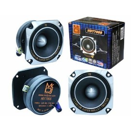 Mr. Dj USA HDT700S 3.5-Inch Titanium Bullet Tweeter w/ 10 Ounce Ferrite Magnet Chrom
