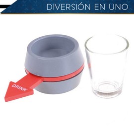 CHIC-FANTASY Spin Shot Juego De Beber Ruleta De Bebidas Bebe Y Diviértete