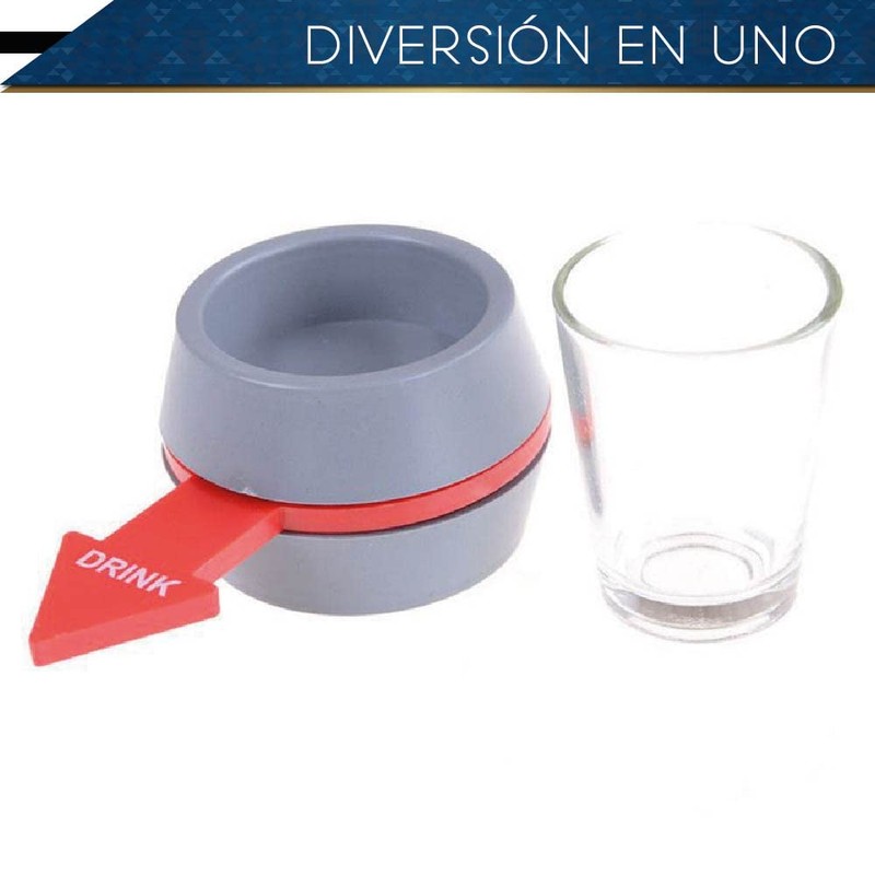 CHIC-FANTASY Spin Shot Juego De Beber Ruleta De Bebidas Bebe