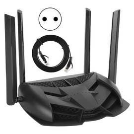 Wireless Router 2.4/5G WIFI Gaming Computer Networking Tool 2600M Z‑2600 100‑240VEU Plug