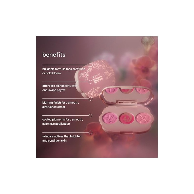 r.e.m. beauty x Wicked: For Good Cherry Blossom Blush Palette