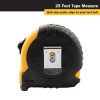 Titan 25 Foot Tape Measure Ergonomic Design Quick Read Standard