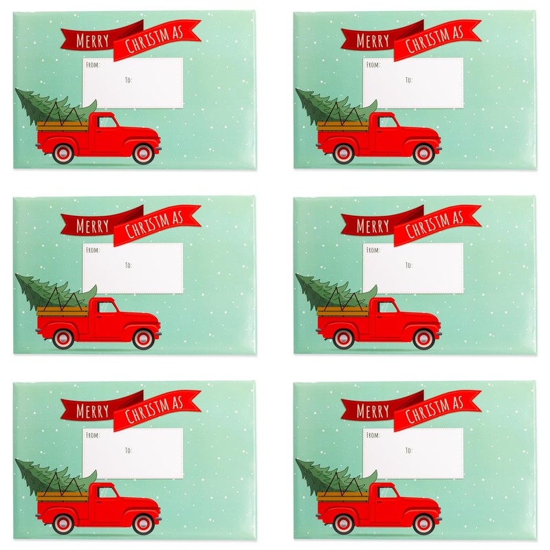 PackRite Holiday Bubble Mailers Christmas Padded Envelopes Self-Sealing Decorative Mailing