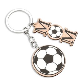 Soccer Moms Keychain from Daughter Grranddaughter Birthday Gifts for Sister Niece Christmas Gift Ideas Best Team Mom Ever Gifts Soccer Ball Key Chain Accessories for Teen Girls Stocking Stuffers