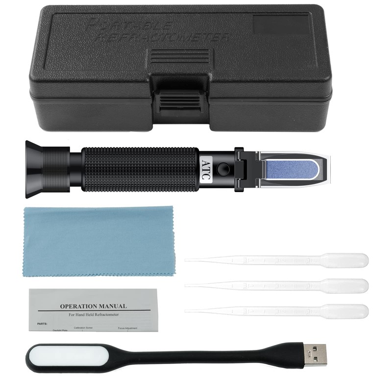 Professional Salinity Refractometer,Salinity Tester, Salt Tester for Saltwater Pool, for