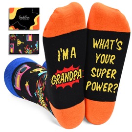 sockfun Grandpa Socks, Grandpa Gifts From Grandchildren, Grandfather Gifts, Grandpa Birthday Gifts