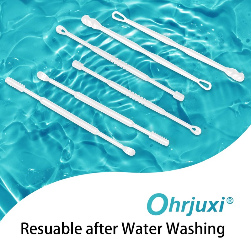 Ohrjuxi Ear Wax Removal Tool - 18 PCS Reusable Ear