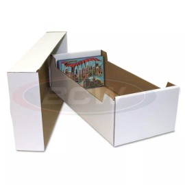 BCW (3x) BCW Postcard Corrugated Cardboard Storage Box- Card Boxes