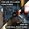 Peaty's Holeshot Tubeless Puncture Plugger Kit, Silver