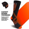 LEAKDRY Waterproof Socks,Thermal Mid Calf,Long Socks,Lighteweight & Breathable (US, Alpha,