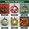 HappyFiller 15‑25" Wreath Hanger for Front Door, Over the Door