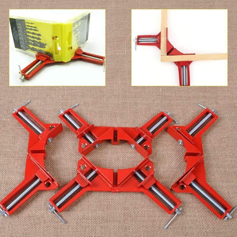 AIMALL 4-Piece Outside Corner Clamp 90 Degree Right Angle Vise