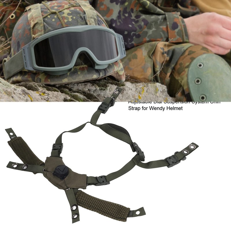 Adjustable Head Size, Helmet Chin Strap, Compatible Nylon Chin Strap