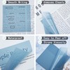 YOUDEFUL 800Pcs Transparent Sticky Notes, 3"x3" Clear Sticky Notes, Waterproof