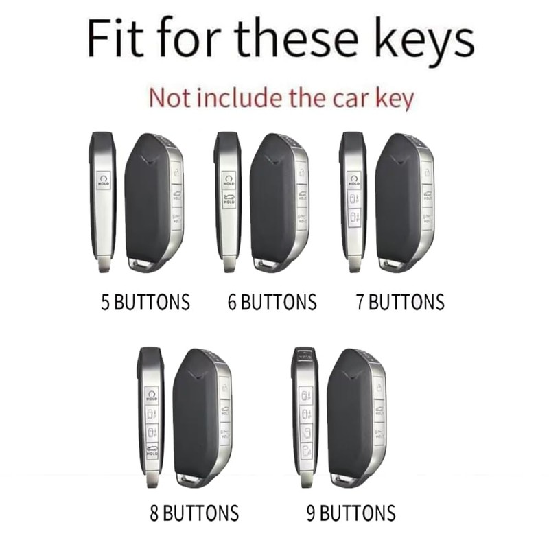 ontto Car Key Case Fits Kia Picanto EV9 Sorento MQ4