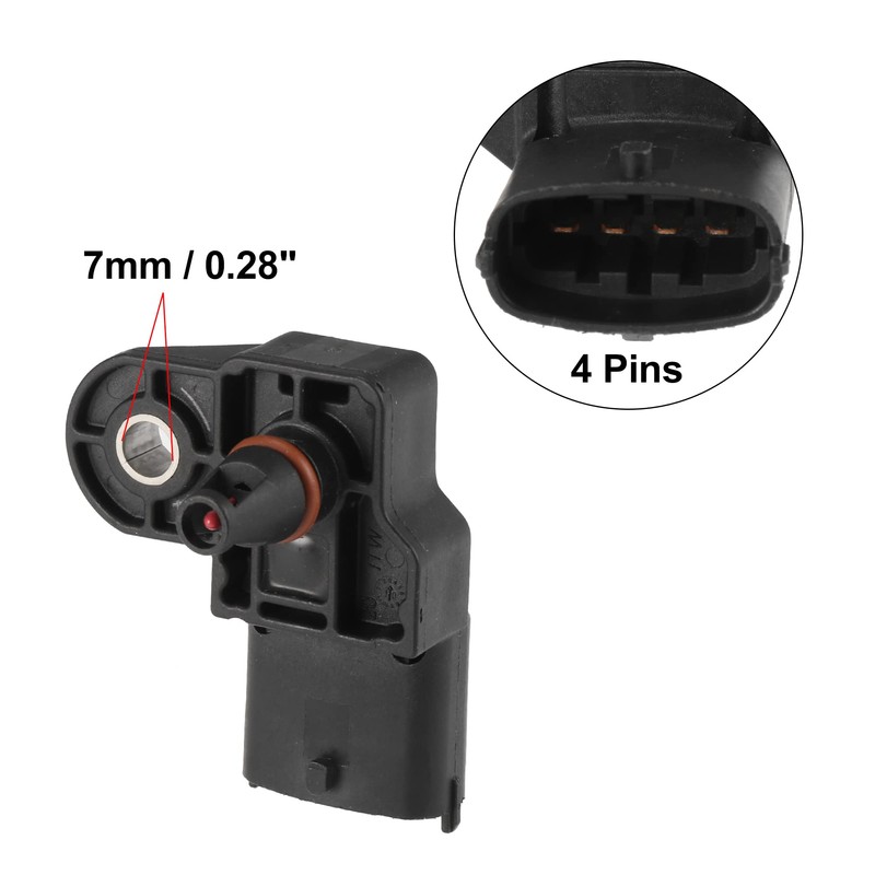 X AUTOHAUX Auto MAP Distributor Absolute Pressure Sensor Air Intake