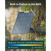 CAMOVUE Solar Panel SP-10 for Wildlife Trail Camera, 6W Fast