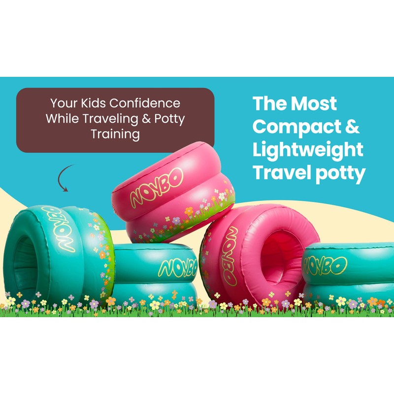 Noybo Travel Potty Seat for Toddlers - Inflatable Portable Toilet