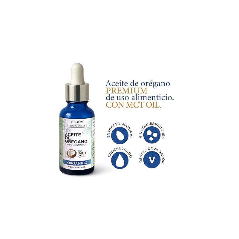 Aceite de orégano con coco (Orégano coco 30 ml)