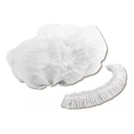 Ambiderm Cofia Plisada Blanca Ambiderm Desechable C/1000 Pzs